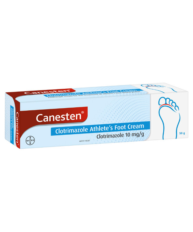 Canesten Clotrimazole Athlete's Foot Cream 50g