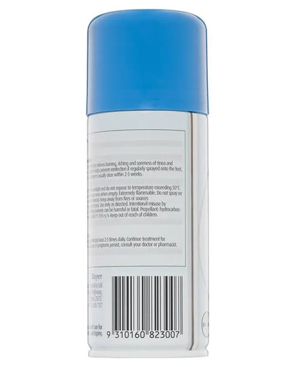 Canesten Tinaderm Powder Spray Tinea and Ringworm Treatment 100g