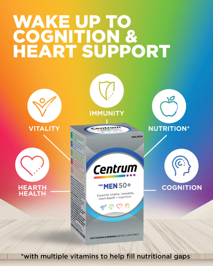 Centrum for Men 50+ 60 Tablets