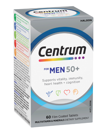 Centrum for Men 50+ 60 Tablets