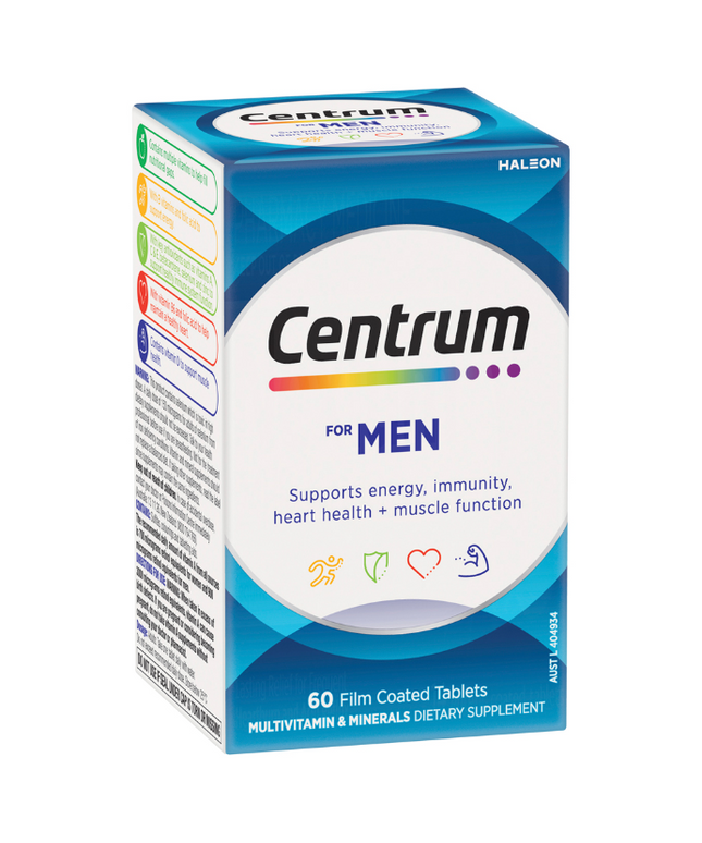Centrum for Men 60 Tablets