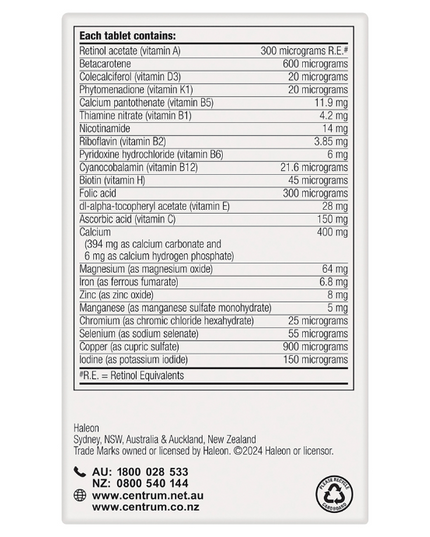 Centrum for Women 60 Tablets