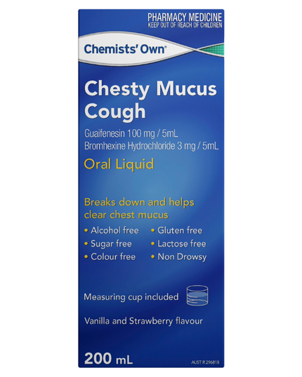 Chemists' Own Chesty Mucus Cough 200mL