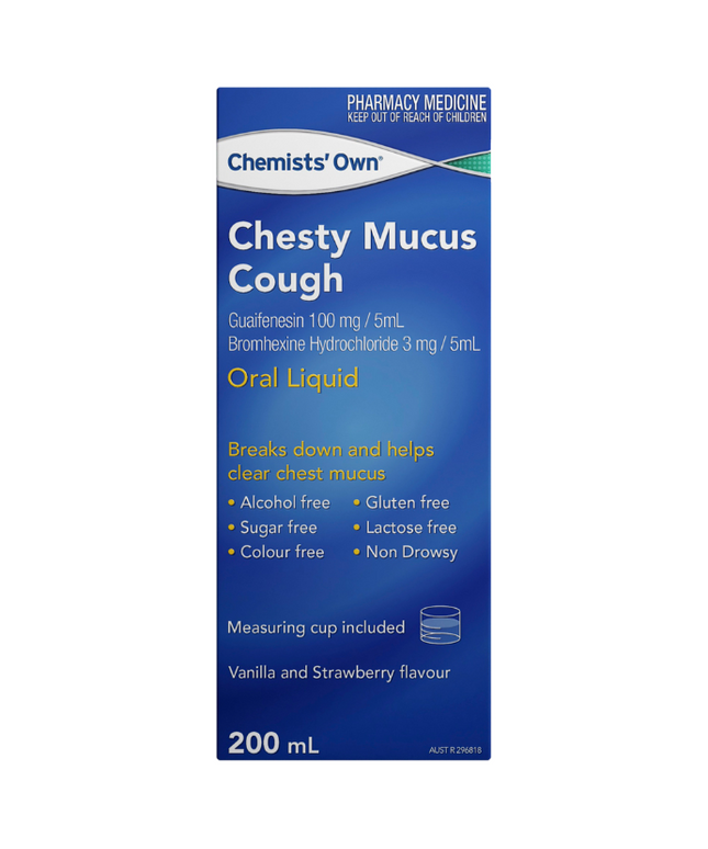 Chemists' Own Chesty Mucus Cough 200mL