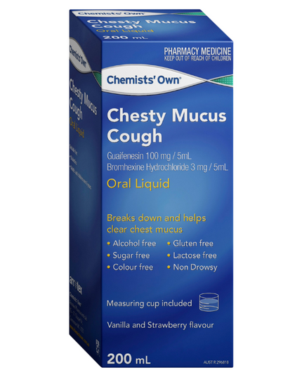 Chemists' Own Chesty Mucus Cough 200mL