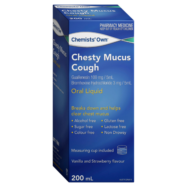 Chemists' Own Chesty Mucus Cough 200mL