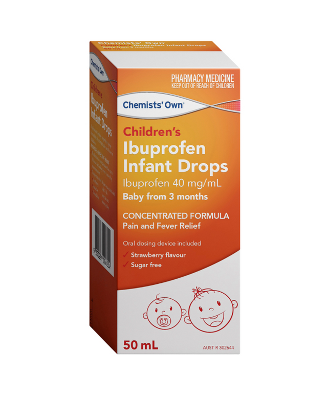 Chemists' Own Children's Ibuprofen Infant Drops 40mg/mL 50mL