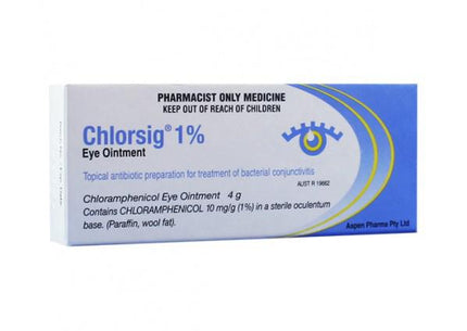 Chlorsig Eye Ointment 4g