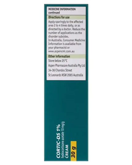Cortic DS Cream 1% 30g