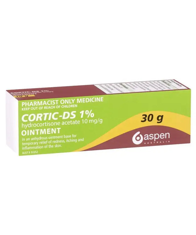Pharmacist Only Cortic DS Ointment 1% 30g - (S3)