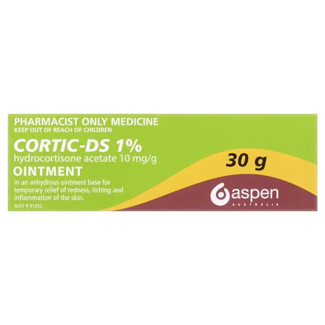 Pharmacist Only Cortic DS Ointment 1% 30g - (S3)