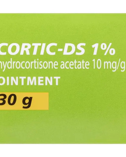 Pharmacist Only Cortic DS Ointment 1% 30g - Hydrocortisone (S3)