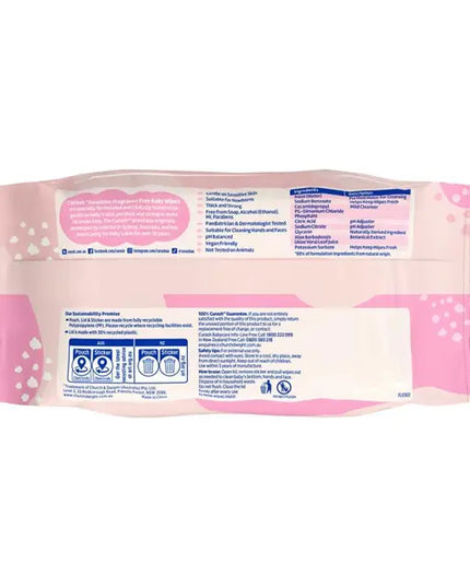 Curash Baby Sensitive Wipes 3 X 80 Bulk Pack