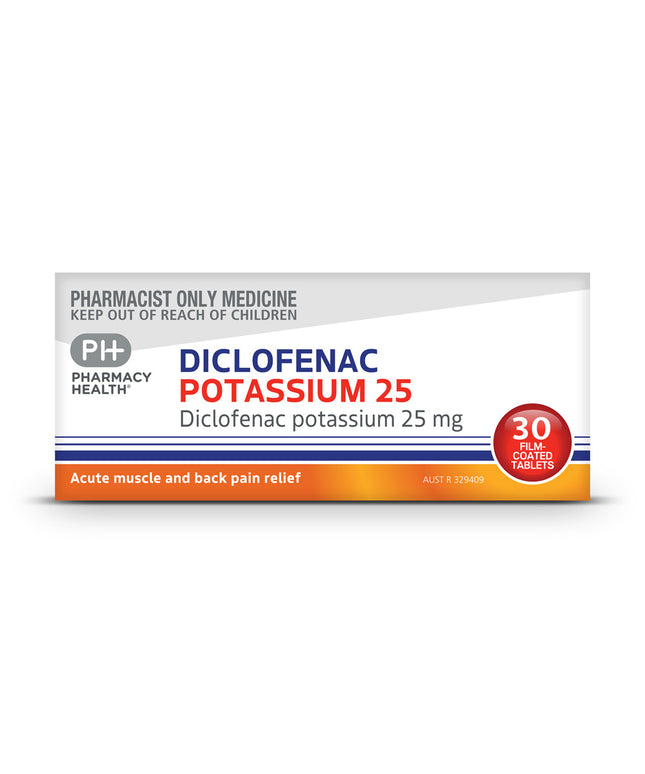 Diclofenac Potassium 25 Tablets
