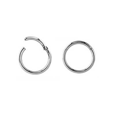 Ear Hinged Ring Silver 10mm