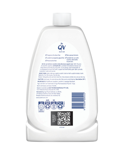 Ego QV Bath Oil 1L