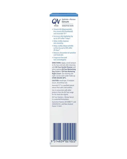Ego QV Face Hydrate & Renew Serum 30g