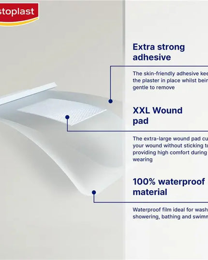 Elastoplast Waterproof XXL 5 Dressings