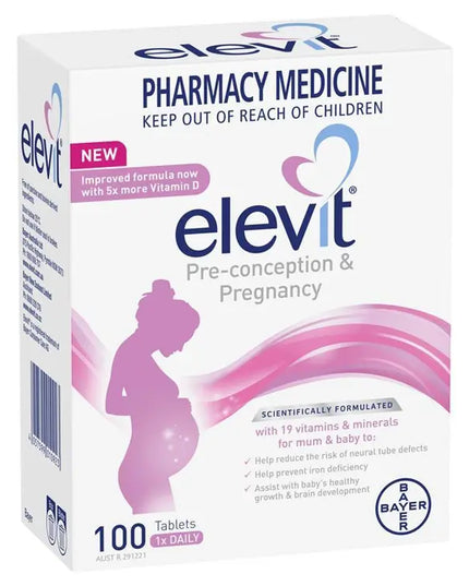 Elevit Pre-conception & Pregnancy 100 Tablets