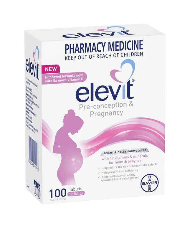 Elevit Pre-conception & Pregnancy 100 Tablets