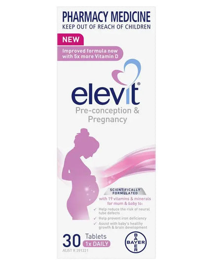 Elevit Pre-conception & Pregnancy 30 Tablets