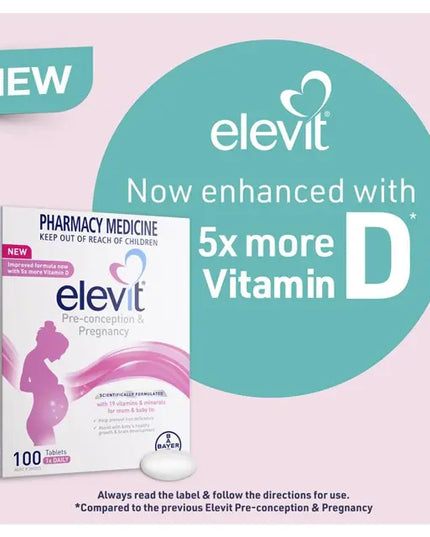Elevit Pre-conception & Pregnancy 30 Tablets