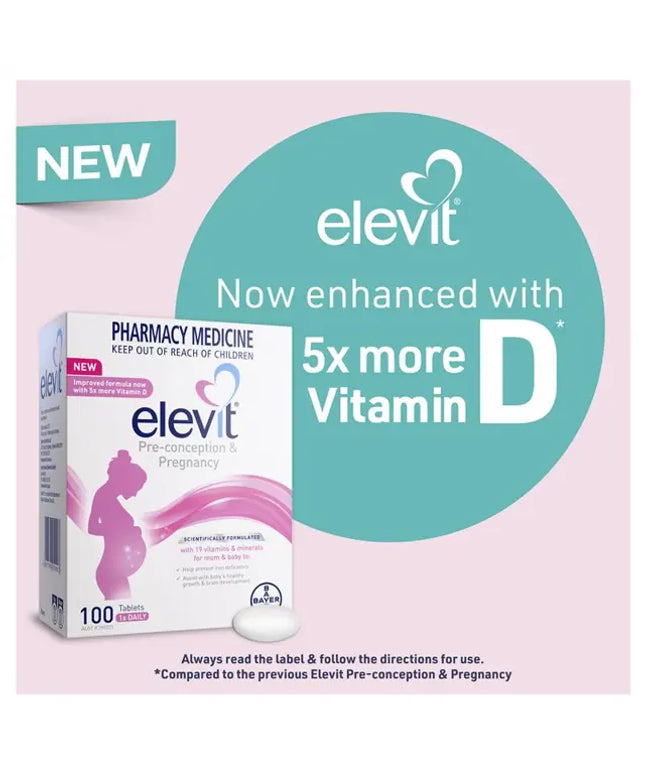 Elevit Pre-conception & Pregnancy 30 Tablets
