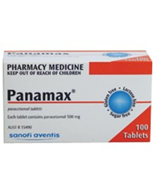 Panamax 500mg 100 Tablets