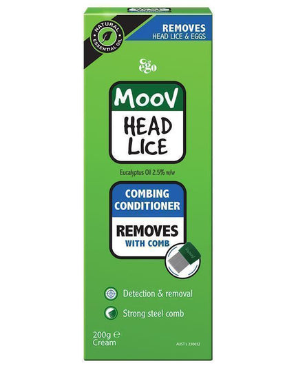 Moov Head Lice Combing Conditioner 200G - Lice/Nits