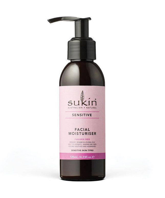Sukin Sensitive Facial Moisturiser 125ml Pump