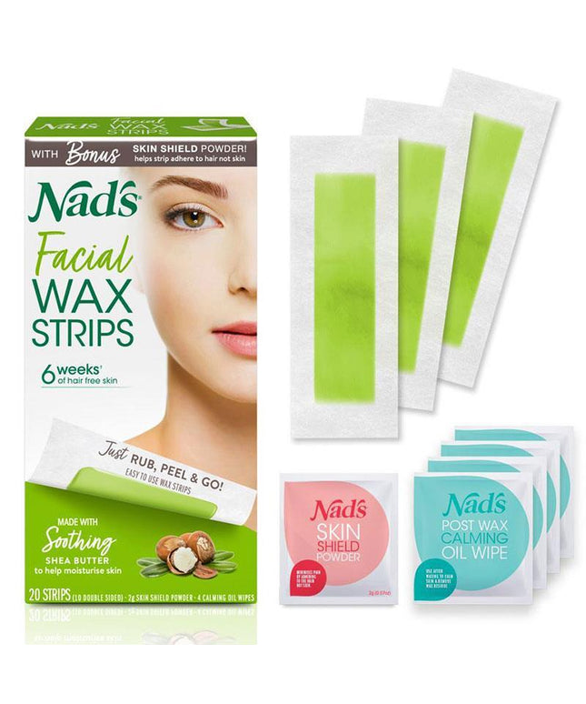 Nad's Facial Wax Strips 20