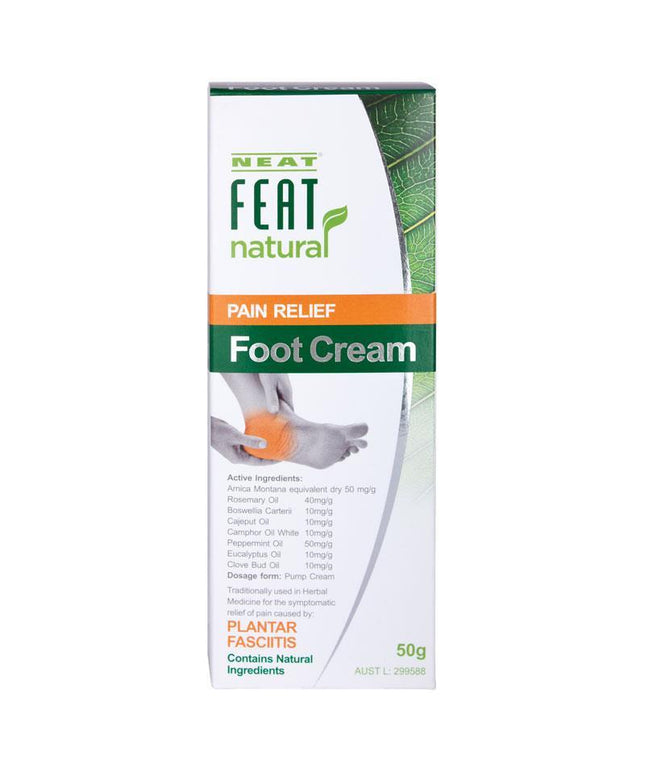 Neat Feat Natural Pain Relief Foot Cream 50g
