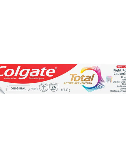 Colgate Toothpaste Total Original Antibacterial & Fluoride 40g