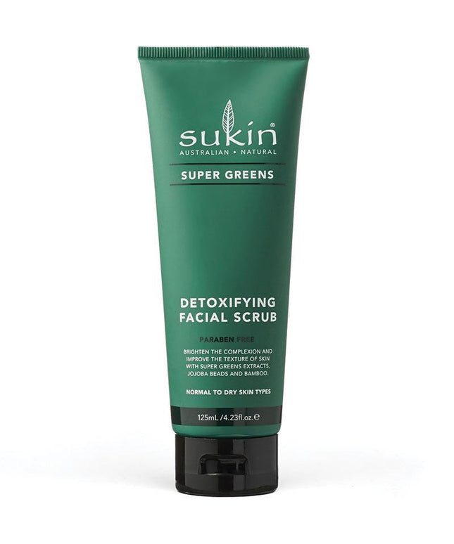 Sukin Super Greens Detoxifying Facial Scrub 125ml