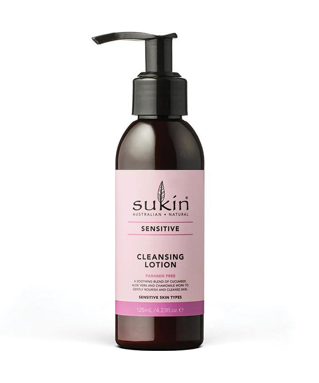 Sukin Sensitive Cleansing Lotion 125ml Pump