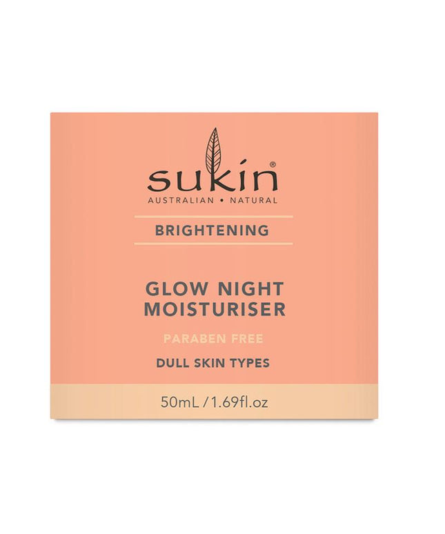Sukin Brightening Glow Night Moisturiser Jar 50ml