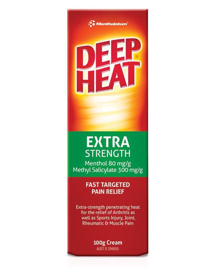 Deep Heat Extra Strength Cream 100g