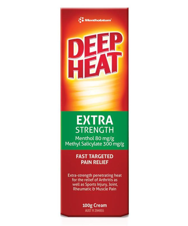 Deep Heat Extra Strength Cream 100g