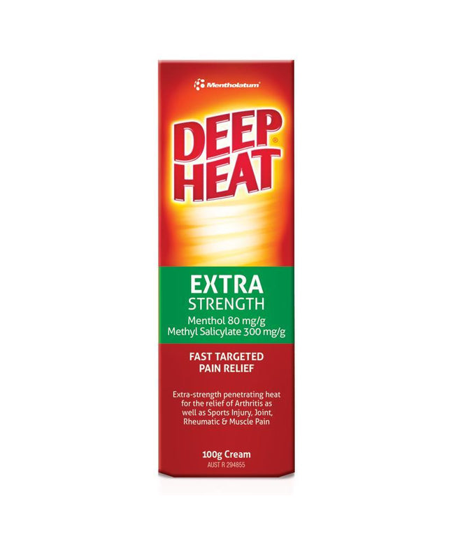 Deep Heat Extra Strength Cream 100g