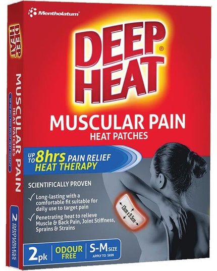 Deep Heat Regular Patch 2 Pack