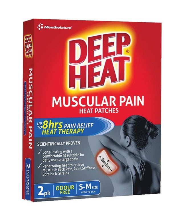 Deep Heat Regular Patch 2 Pack