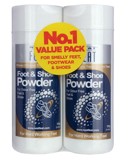 Neat Feat Foot & Shoe Powder 125g 2 for 1