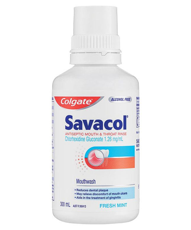 Colgate Savacol Mouthwash Fresh Mint 300mL
