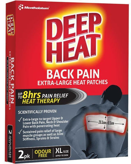 Deep Heat Back Patches 2 Pack