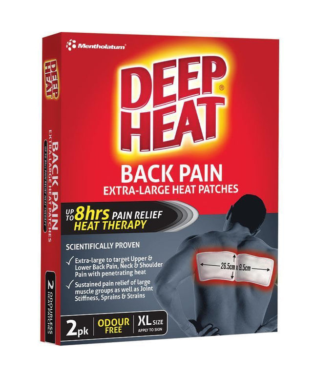 Deep Heat Back Patches 2 Pack