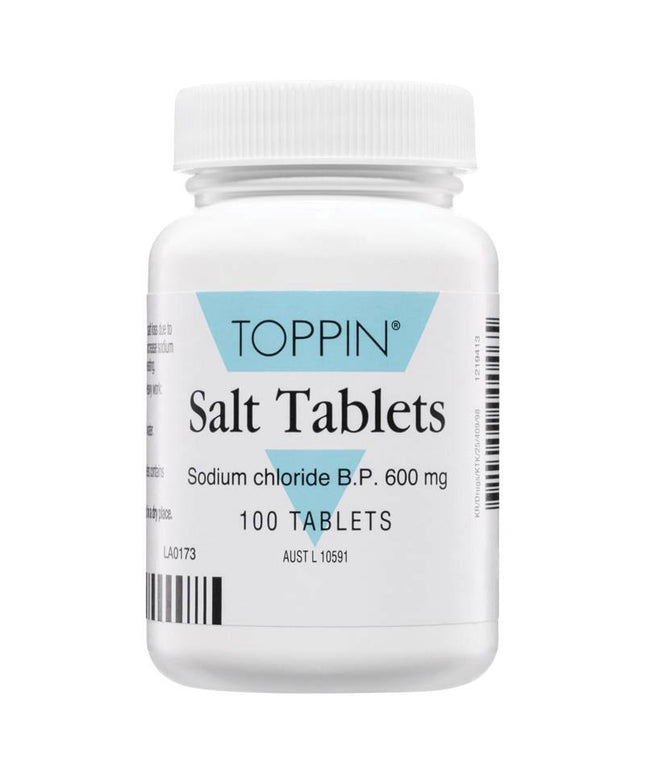 Toppin Salt Tablets 600mg 100 Pack
