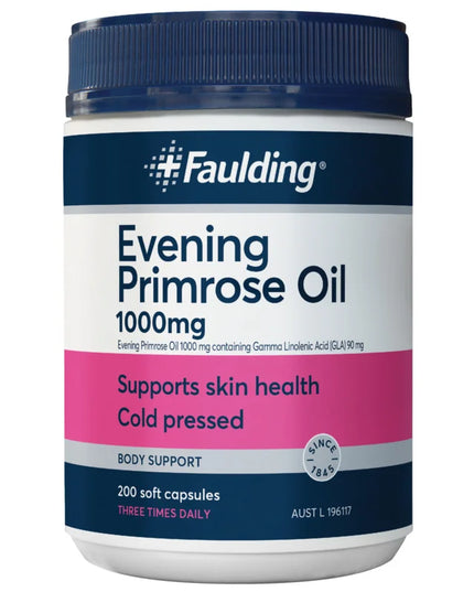 FAULDING EVENING PRIMROSE OIL CAP PACK 200