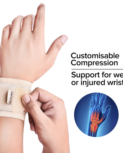 FUTURO Wrist Support Strap Adjustable Beige