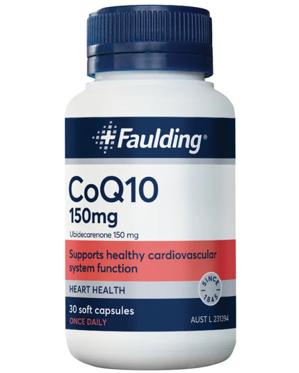 Faulding CoQ10 150mg 30 Capsules