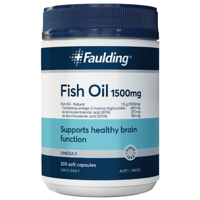 Faulding Fish Oil 1500mg 200 Capsules